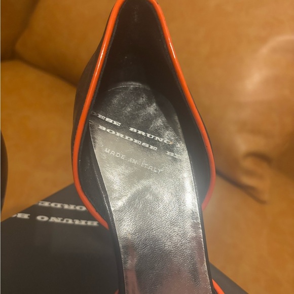WOMEN’S BRUNO BORDESE HEELS size US 5 EUR 39 1/2 NEW HOT ITALY BLACK HIGH HEELS - Picture 12 of 16